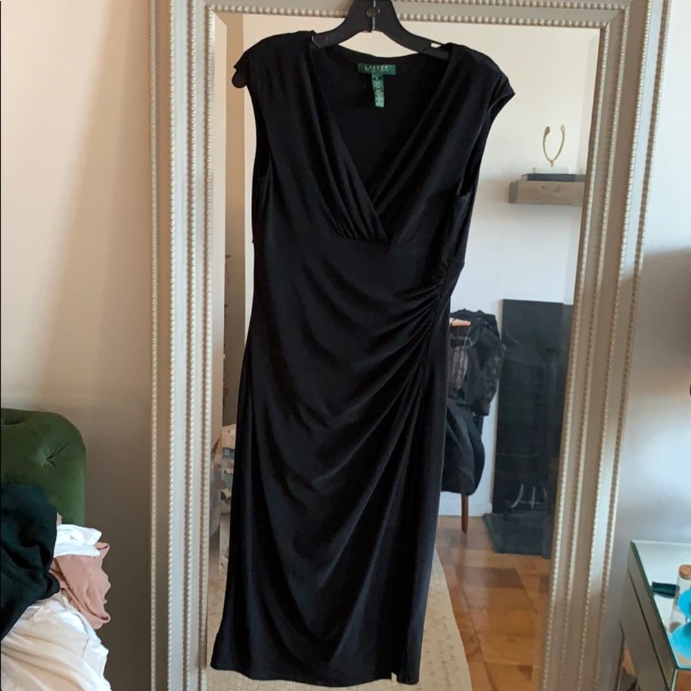 Black cocktail dress